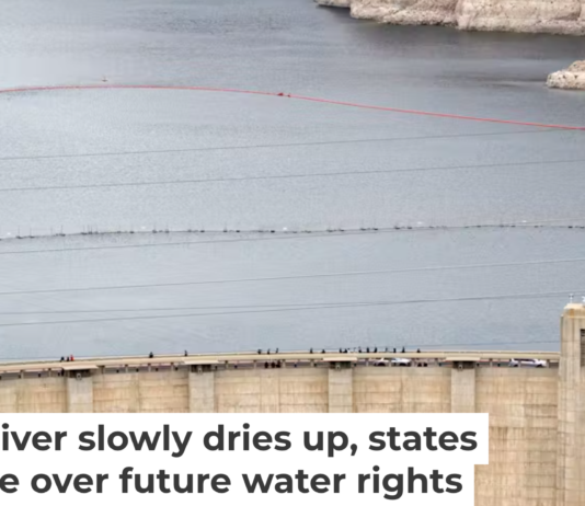 Lake Mead, impounded by Hoover Dam, contains far less water than it used to. Kevin Carter/Getty Images